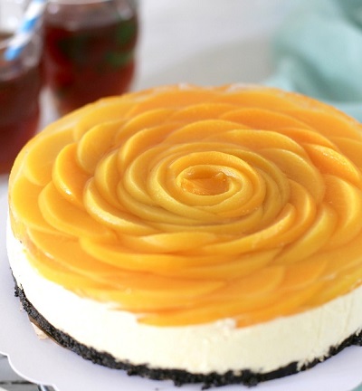 Peach cheesecake recipe